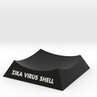 Zika Virus Shell Base 3d printed